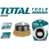 Մետաղական խոզանակ ՝ բաժակով 75 մմ 