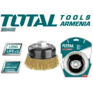 Մետաղական խոզանակ ՝ բաժակով 75 մմ 