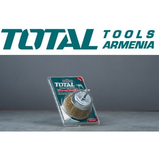 Մետաղական խոզանակ ՝ բաժակով 75 մմ 