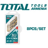 HSS սպիրալաձև գայլիկոնների հավաքածու 8հատ