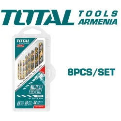 HSS սպիրալաձև գայլիկոնների հավաքածու 8հատ