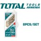 HSS twist drill bit set 8pcs