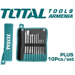 Հարվածային գայլիկոնների և հատիչների հավաքածու  10 հատ