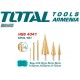 Step drill bit set 3 pcs