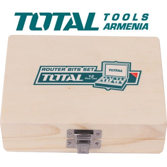 Router Bit Set - 8 mm 12pcs