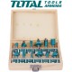 Router Bit Set - 8 mm 12pcs