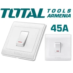 Անջատիչ 1 տեղ լույսով