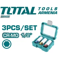 Չխազող գլխիկների հավաքածու , 3 հատ 1/2 դյույմ