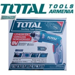 Մարտկոցով պտուտակադարձիչ 8Վ/6 Նմ USB Type-C