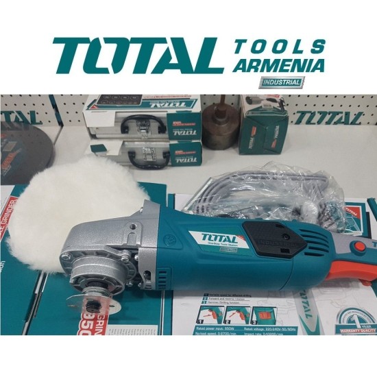 Փայլեցնող մեքենա  / 1400Վատտ / 180մմ / Արագության կարգավորիչով / Արտադրական / INDUSTRIAL