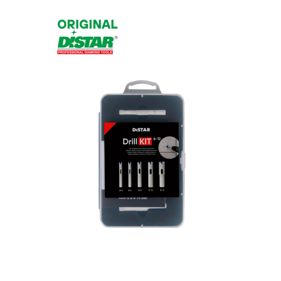 Ալմաստե հորատման հավաքածու DrillKIT 6–12 մմ  Distar 80115429040 