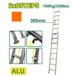 Երկարացվող աստիճան 2x8 քայլ DTLD8H16