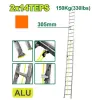 Երկարացվող աստիճան 2x14 քայլ DTLD8H28