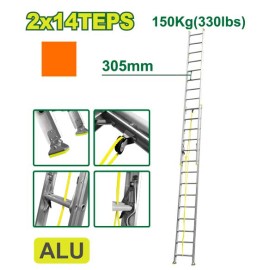 Երկարացվող աստիճան 2x14 քայլ DTLD8H28