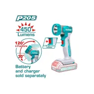 Լիթիում-իոնային աշխատանքային լամպ 20Վ TFSLI20311