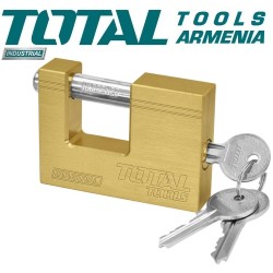 Հուսալի կախովի կողպեք արույրից (լատուն)  80մմ