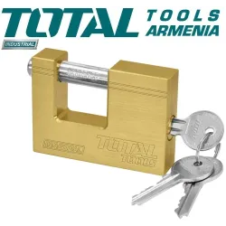 Հուսալի կախովի կողպեք արույրից (լատուն)  80մմ