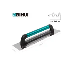 Гребенка BIHUI 480*120мм, зуб 6мм, арт.PTSM06