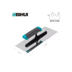 Гребенка BIHUI 280*115мм, зуб 6мм, арт.PTSS06