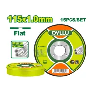 Մետաղ կտրող սկավառակի (15 հատ) հավաքածու 115x1.0մմ DYLLU DTAC2L45
