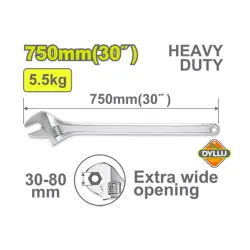 Extra large adjustable wrench DYLLU DTAW1130 Extra large adjustable wrench DYLLU DTAW1130