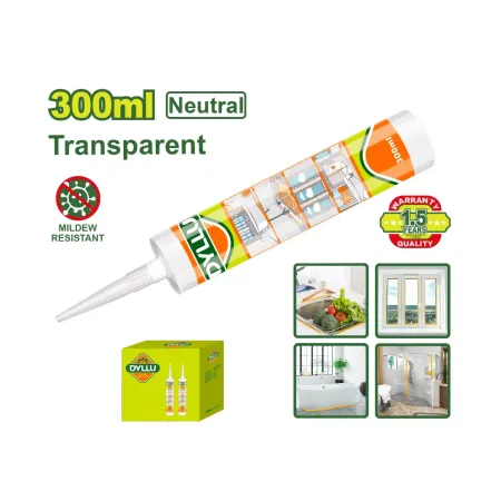 Սիլիկոնե հերմետիկ նեյտրալ թափանցիկ DYLLU DTGQ2T52 300մլ
