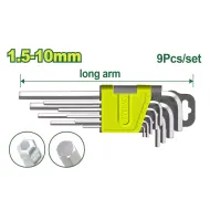 Գնդիկավոր վեցանկյուն բանալիների (9 հատ) հավաքածու DYLLU DTHK2291 1.5-10մմ