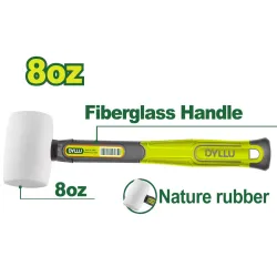 Ռետինե մուրճ DYLLU DTHM7303 220գր