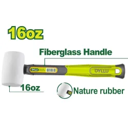 Ռետինե մուրճ DYLLU DTHM7304 450գր