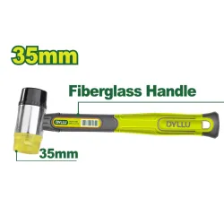 Ռետինե-Պլաստիկե մուրճ DYLLU DTHM7305 35մմ