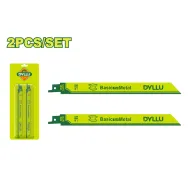 Սուսերավոր սղոցի մետաղի դանակների (2 հատ) հավաքածու DYLLU DTJT1122BF 225մմ