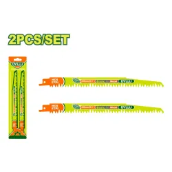 Սուսերավոր սղոցի փայտի դանակների (2 հատ) հավաքածու DYLLU DTJT1531L 240մմ