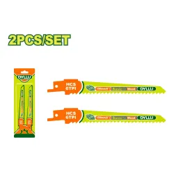 Սուսերավոր սղոցի փայտի դանակների (2 հատ) հավաքածու DYLLU DTJT611D 150մմ