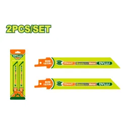 Սուսերավոր սղոցի մետաղի դանակների (2 հատ) հավաքածու DYLLU DTJT922EF 150մմ