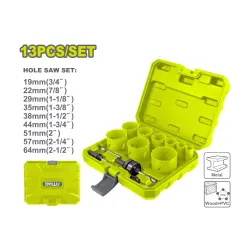 Երկմետաղ ծակիչների հավաքածու (13 միավոր) DYLLU DTKJ3413