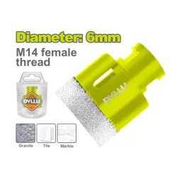 Թագագլխիկ ալմաստե զոդված 6մմ DYLLU DTKJ8K06