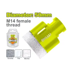 Թագագլխիկ ալմաստե զոդված 50մմ DYLLU DTKJ8K50