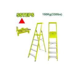 Սանդուղք պողպատից և ալյումինից, 5 քայլ, 150 կգ DYLLU DTLD1H05