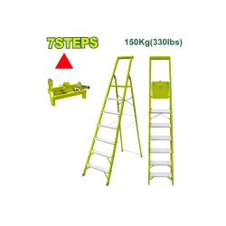 Սանդուղք պողպատից և ալյումինից, 7 քայլ, 150 կգ DYLLU DTLD1H07