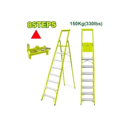 Սանդուղք պողպատից և ալյումինից, 8 քայլ, 150 կգ DYLLU DTLD1H08