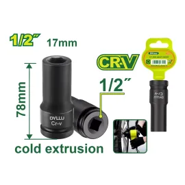 Խորը հարվածային գլխիկ 1-2'' DYLLU DTMS3217 17մմ
