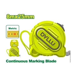 Պողպատե չափիչ ժապավեն DYLLU DTMT1240M 8մ