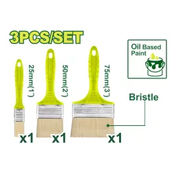 Ներկի վրձինների (3 հատ) հավաքածու DYLLU DTPB1931 25-75մմ