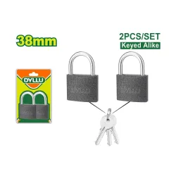 Կախովի կողպեք 1 բանալիով 2 հատ 38մմ DYLLU DTPD5442