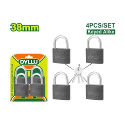 Կախովի կողպեք 1 բանալիով 4 հատ 38մմ DYLLU DTPD5444