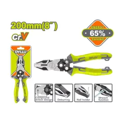 Համակցված հարթաշուրթ աքցան 200մմ DYLLU DTPL1768