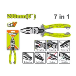 Բազմաֆունկցիոնալ համակցված աքցան 200մմ DYLLU DTPL1778