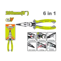 Բազմաֆունկցիոնալ երկարաշուրթ աքցան 200մմ DYLLU DTPL2778