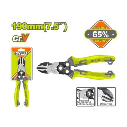 Համակցված կողային կտրիչ աքցան 190մմ DYLLU DTPL3768