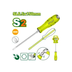 Տափակ պտուտակահան DYLLU DTQJ1266 SL6․5x150մմ